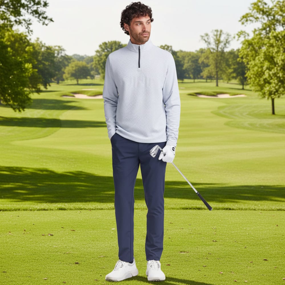 Ping Faron 1/4 Zip Pullover - Pearl Grey - Image 5