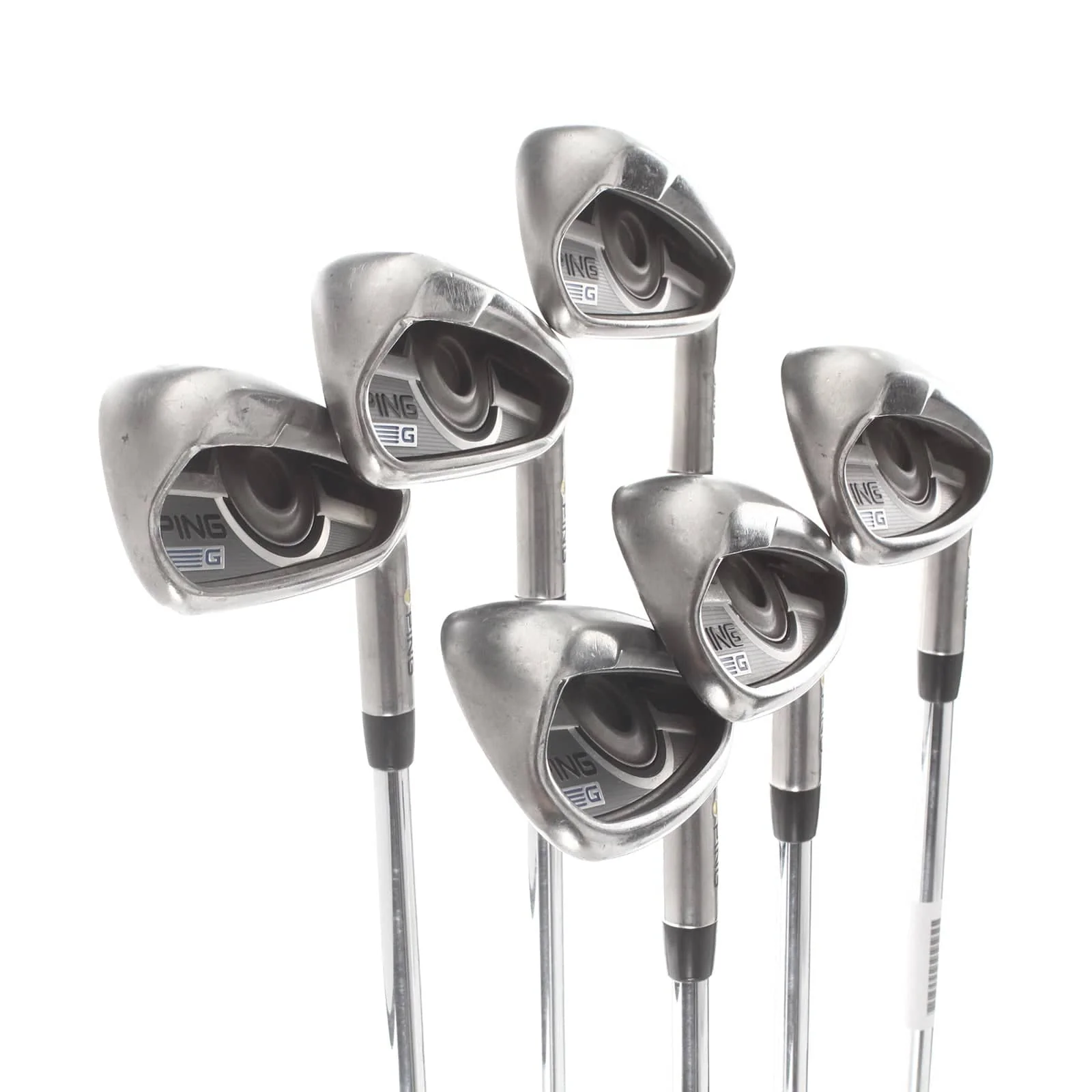 Ping G Series Steel Mens Right Hand Irons 5-PW Yellow Dot 1.5* Upright Regular - Ping AWT 2.0 - Image 2