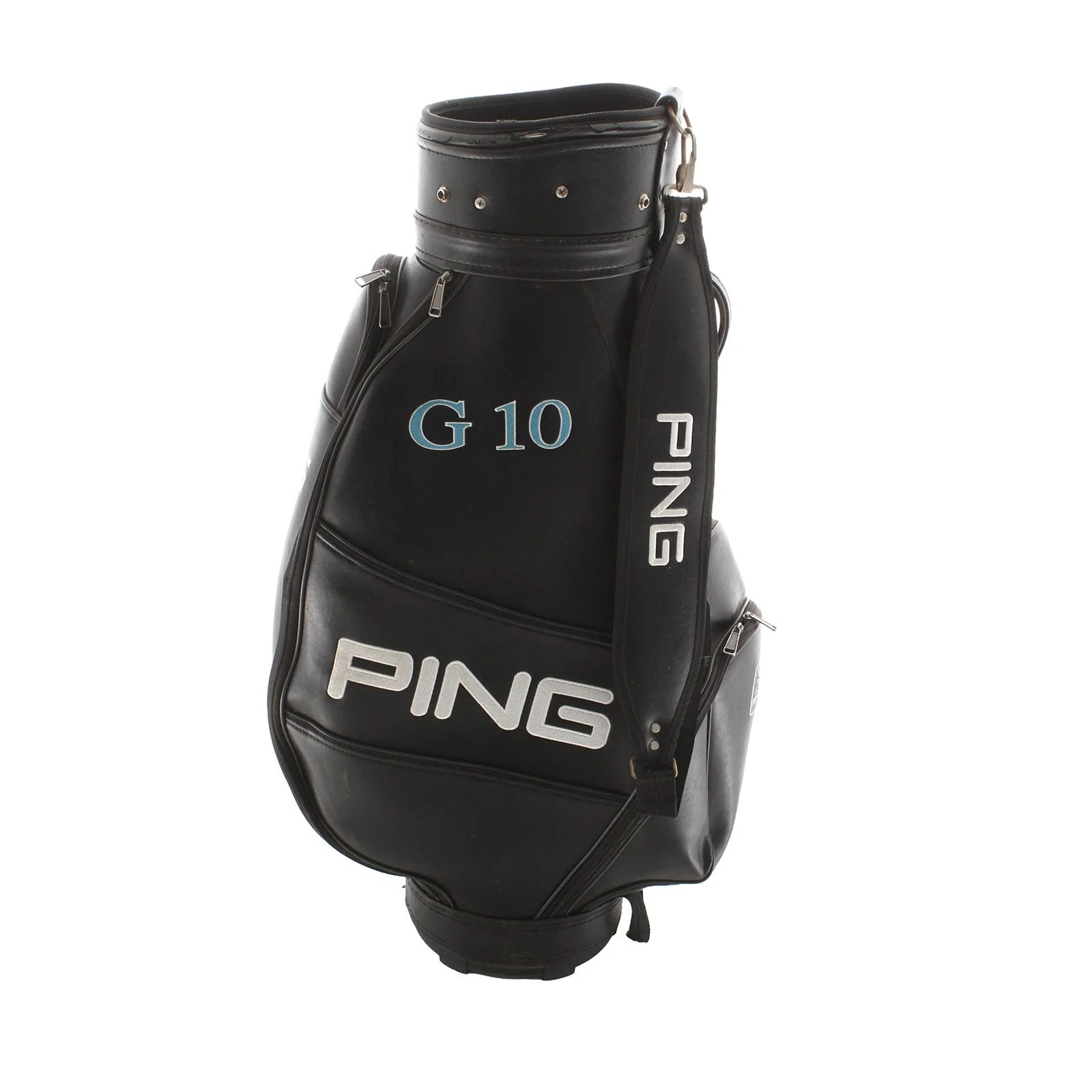 Ping G10 Cart Bag - Black/White/Light Blue - Image 3
