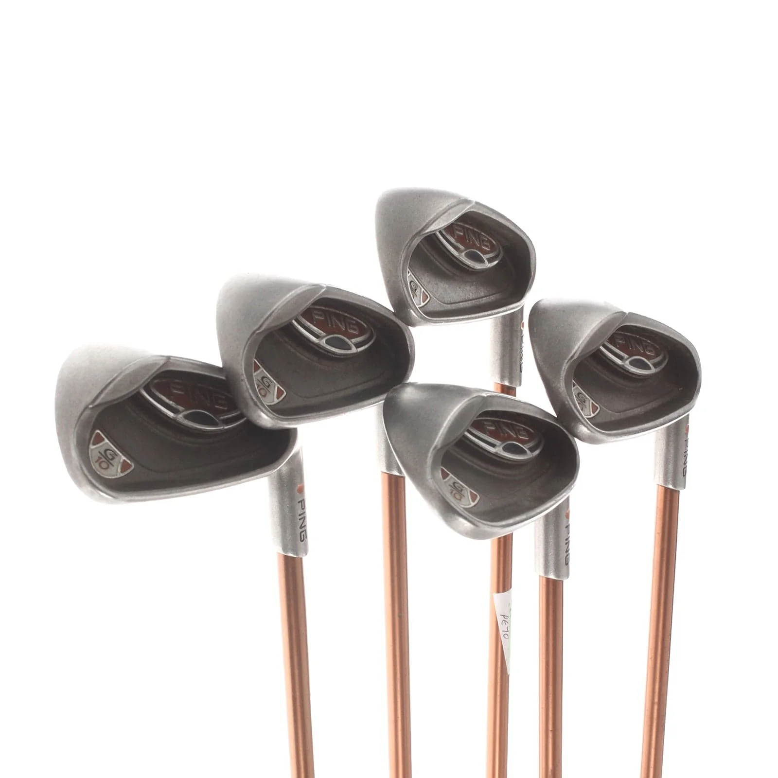 Ping G10 Graphite Mens Right Hand Irons 7-SW Orange Dot 2.25* Flat Regular - Ping 129 - Image 2
