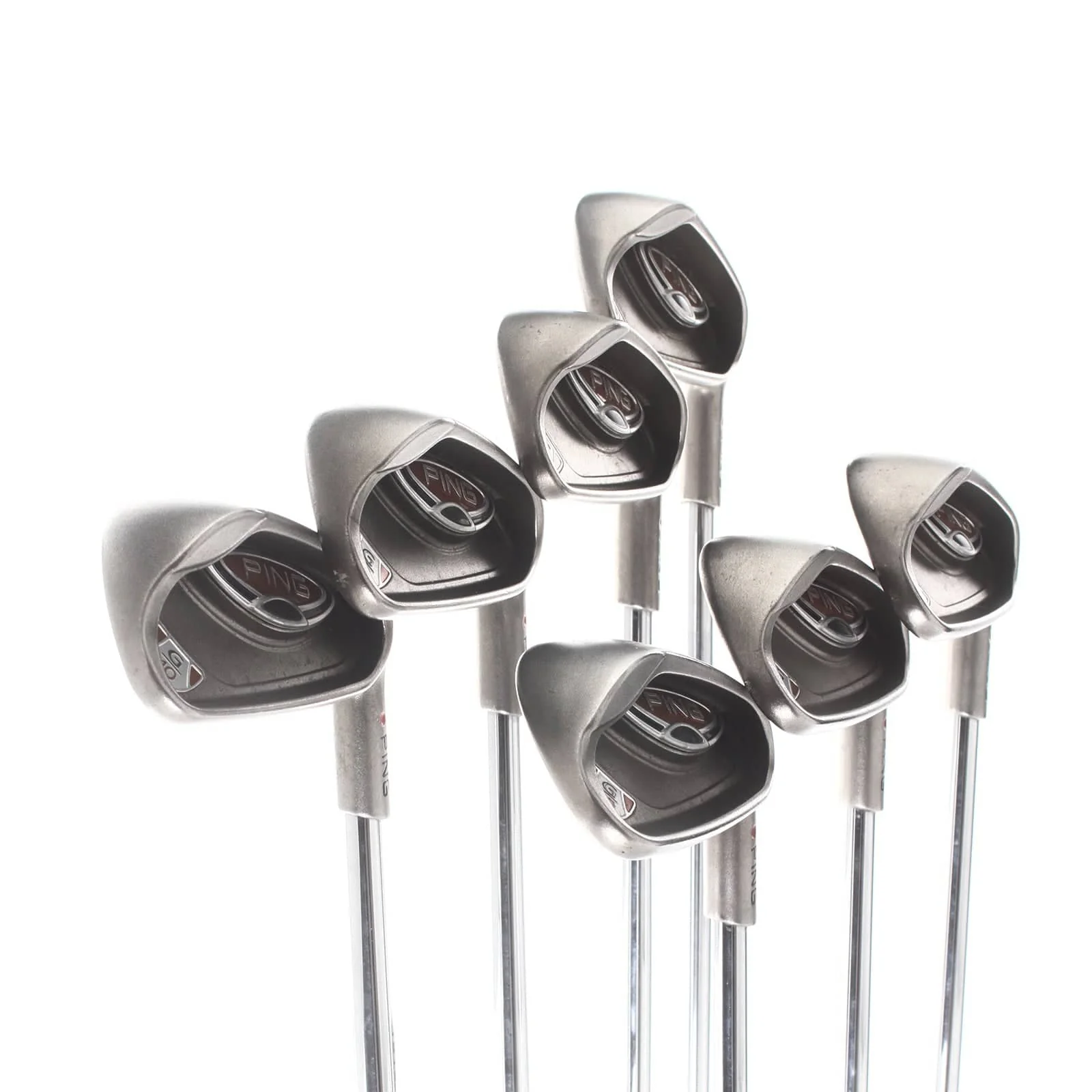 Ping G10 Steel Mens Right Hand Irons 4-PW Red Dot 0.75* Flat Regular - Ping AWT - Image 2