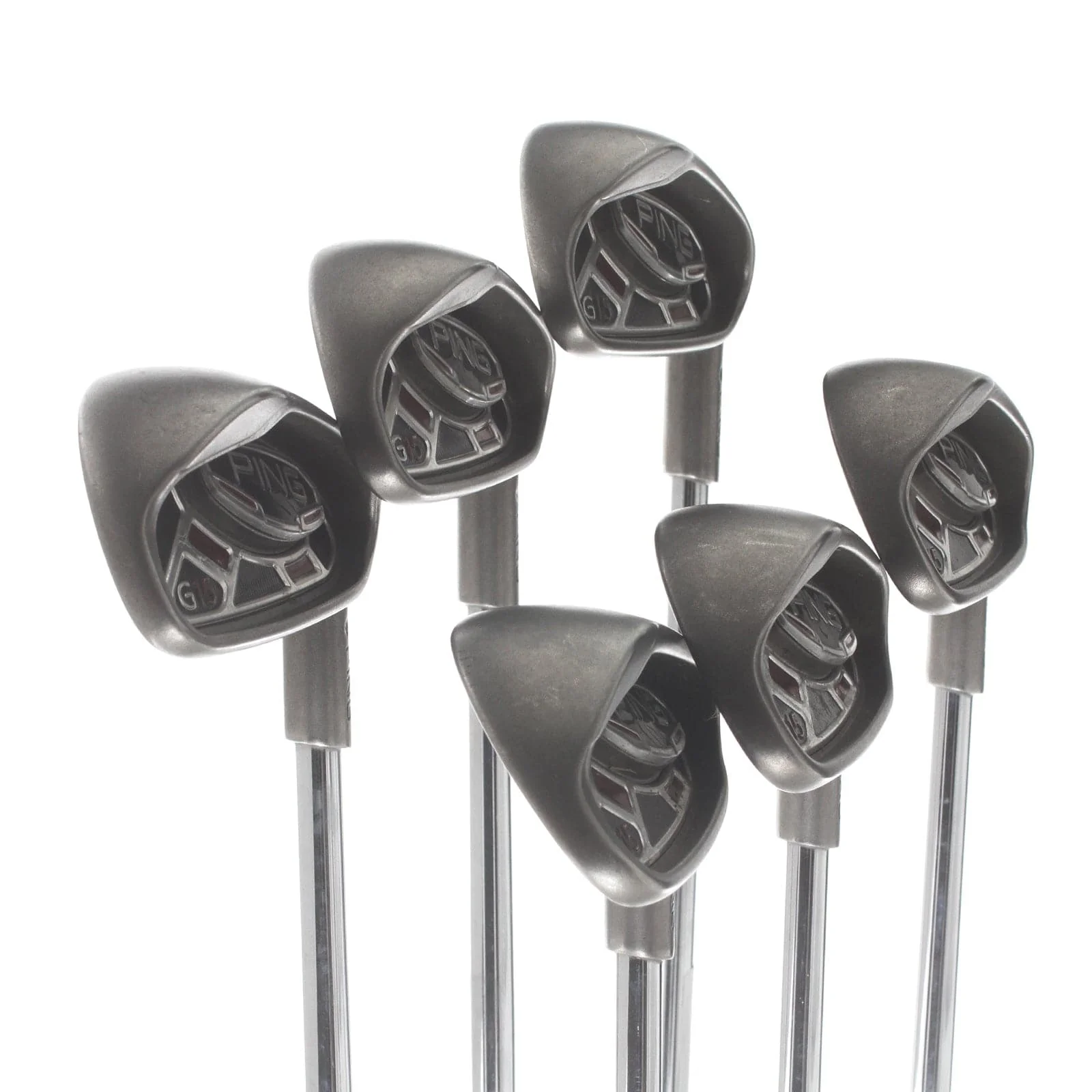 Ping G15 Steel Mens Right Hand Irons 5-PW Black Dot Regular - Ping AWT - Image 2