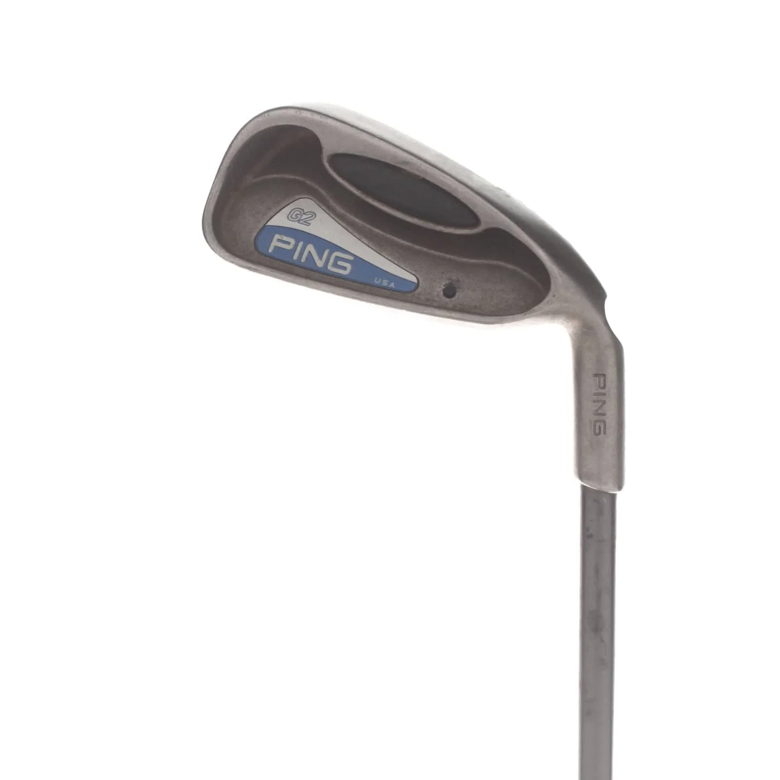 Ping G2 HL Graphite Mens Right Hand 4 Iron Black Dot Soft Regular - Ping TFC 100