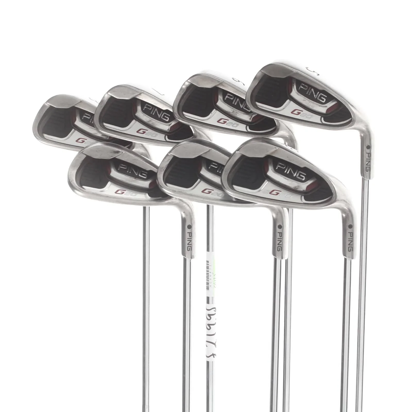 Ping G20 Steel Mens Right Hand Irons 5-SW Black Dot Regular - Ping CFS