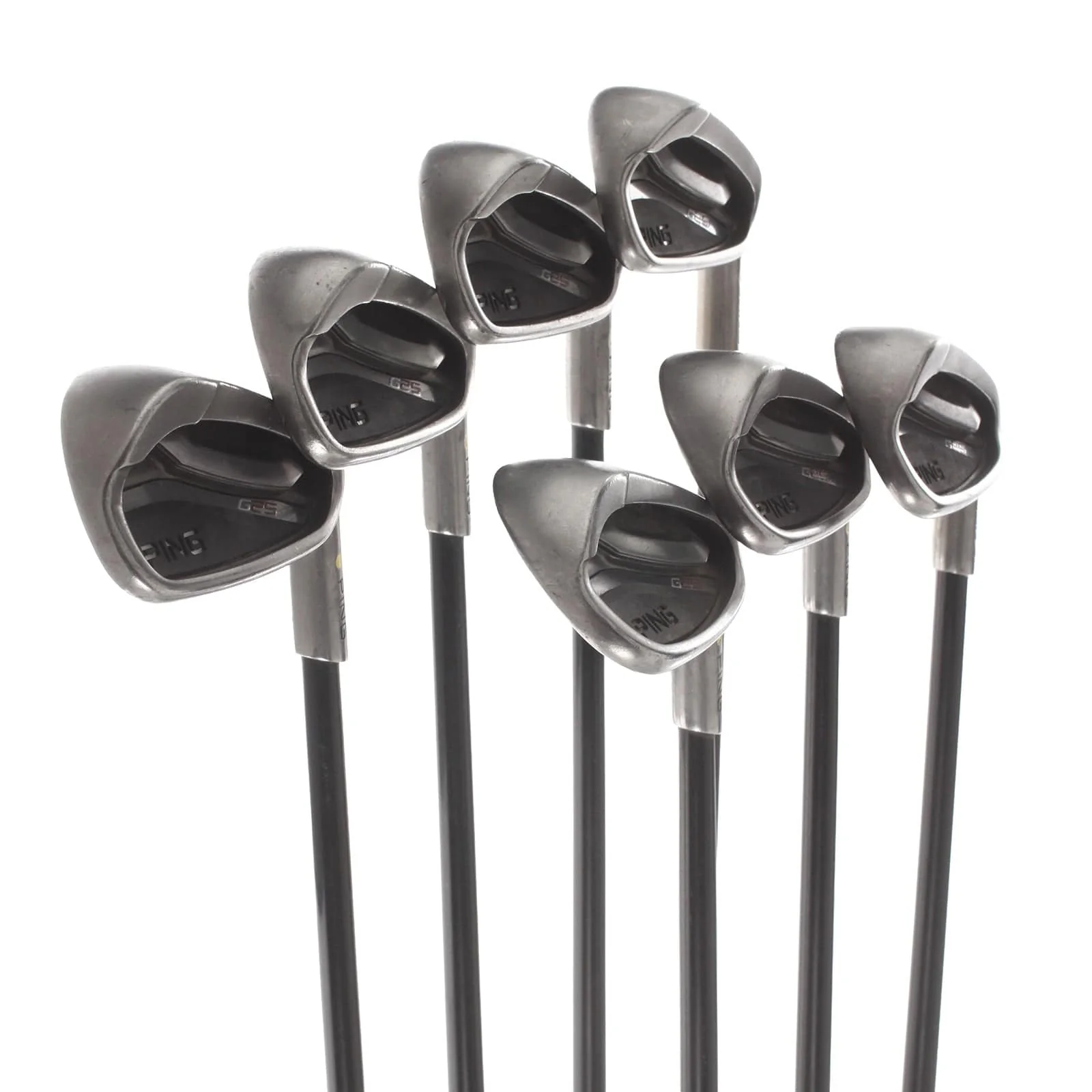 Ping G25 Graphite Mens Right Hand Irons 5-SW +0.5" Yellow Dot 1.5* Upright Regular - Ping TFC 189 - Image 2