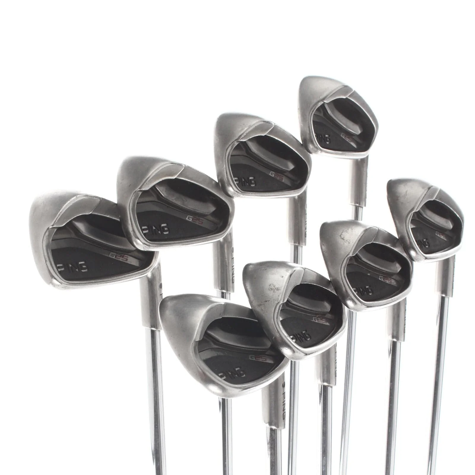 Ping G25 Steel Mens Right Hand Irons 4-SW Black Dot Regular - CFS - Image 2