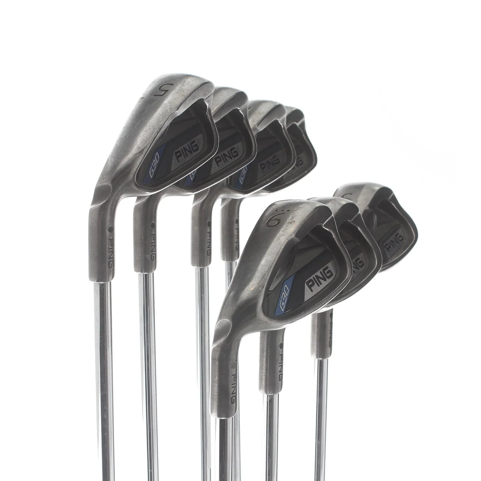 Ping G30 Steel Mens Left Hand Irons 5-SW Black Dot Regular - Ping CFS - Image 2