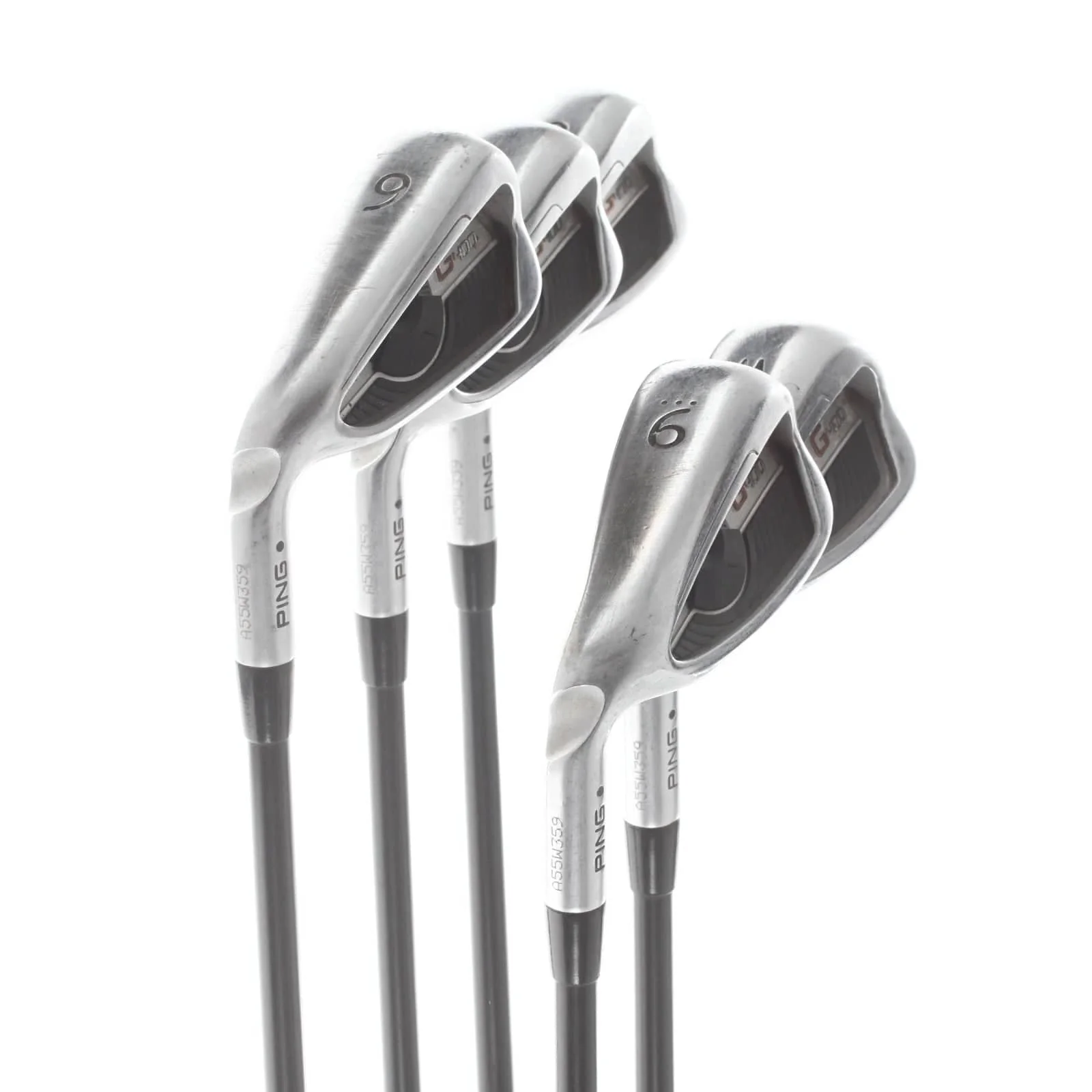 Ping G400 Graphite Mens Left Hand Irons 6-PW Black Dot Senior - Alta CB - Image 2