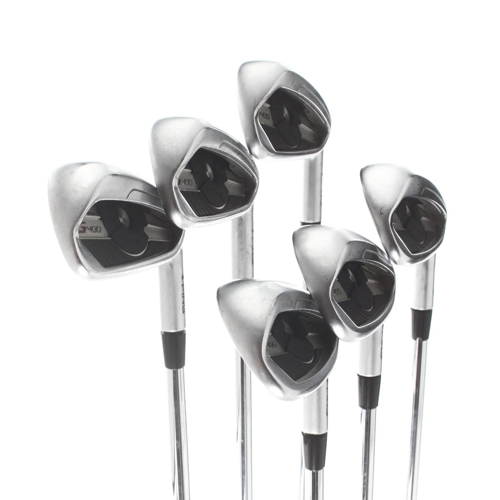 Ping G400 Steel Mens Right Hand Irons 5-PW Black Dot Regular - Ping AWT 2.0 - Image 2