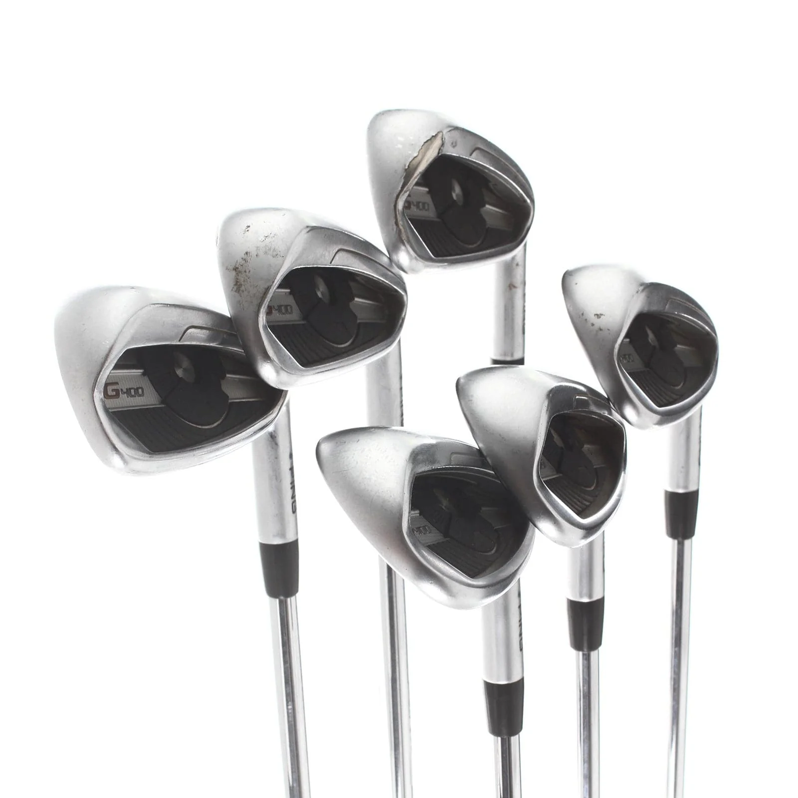 Ping G400 Steel Mens Right Hand Irons 6-SW Blue Dot 1* Upright Regular - Ping AWT 2.0 - Image 2