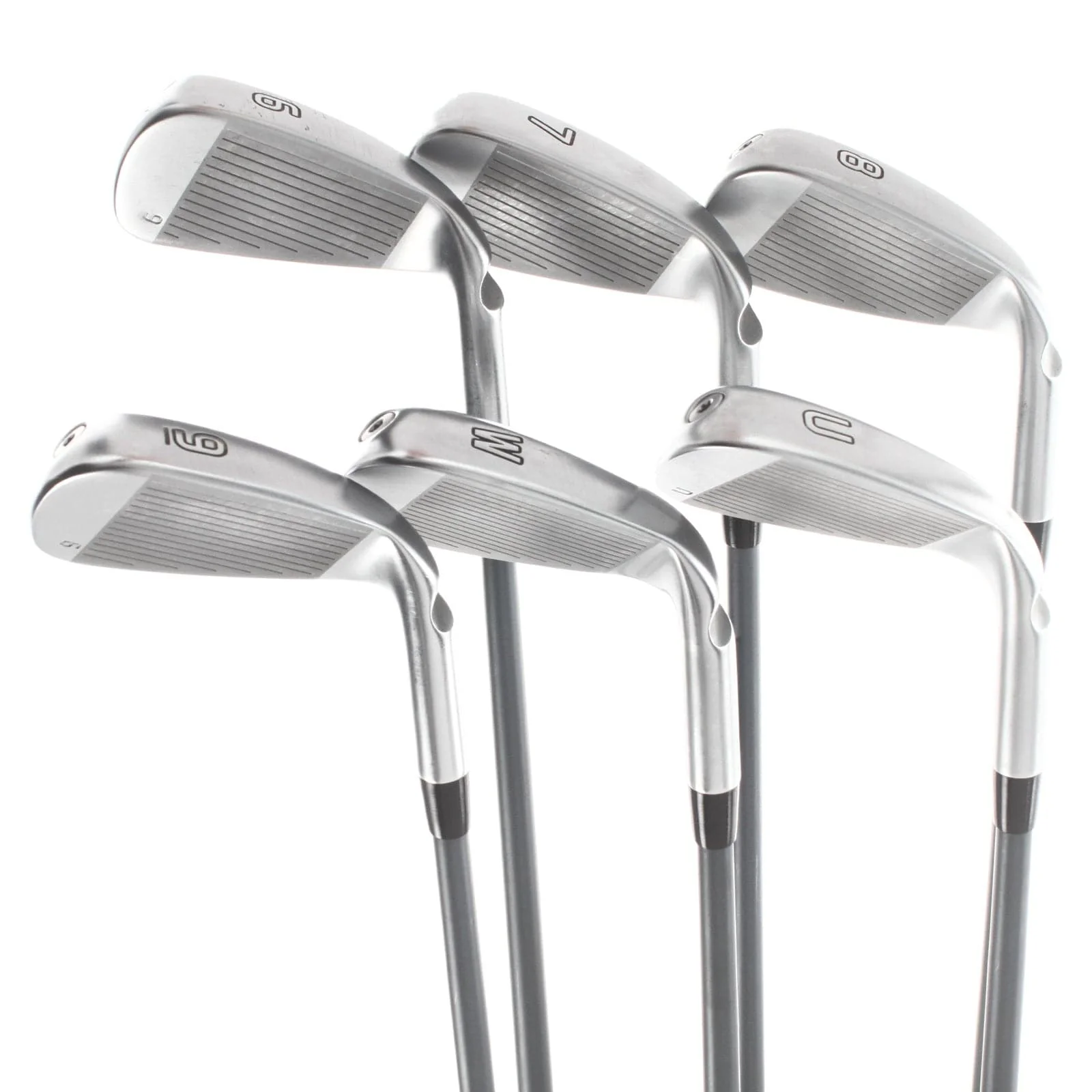 Ping G425 Graphite Mens Left Hand Irons 6-UW Orange Dot 2* Flat Senior - Ping AWT - Image 3