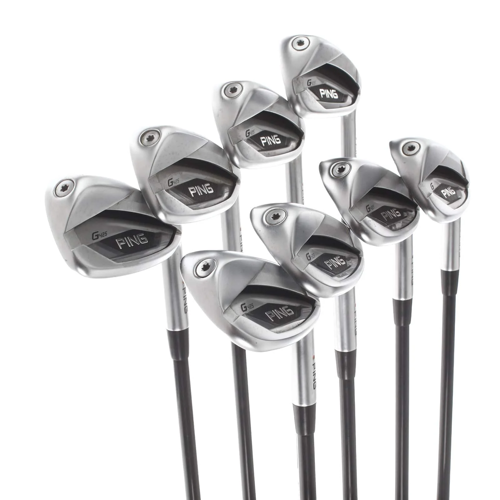 Ping G425 Graphite Mens Right Hand Irons 6-UW Orange Dot 2* Flat Senior - Ping Alta Distanza 40 - Image 2