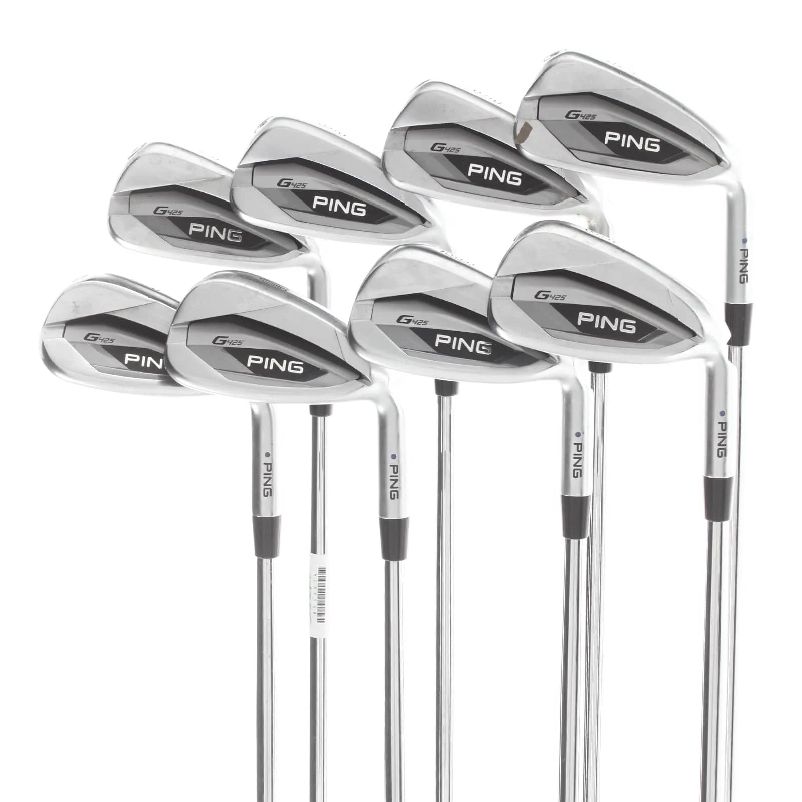 Ping G425 Steel Mens Right Hand Irons 4-SW Black Dot 1* Upright Regular - Dynamic Gold 105 R300