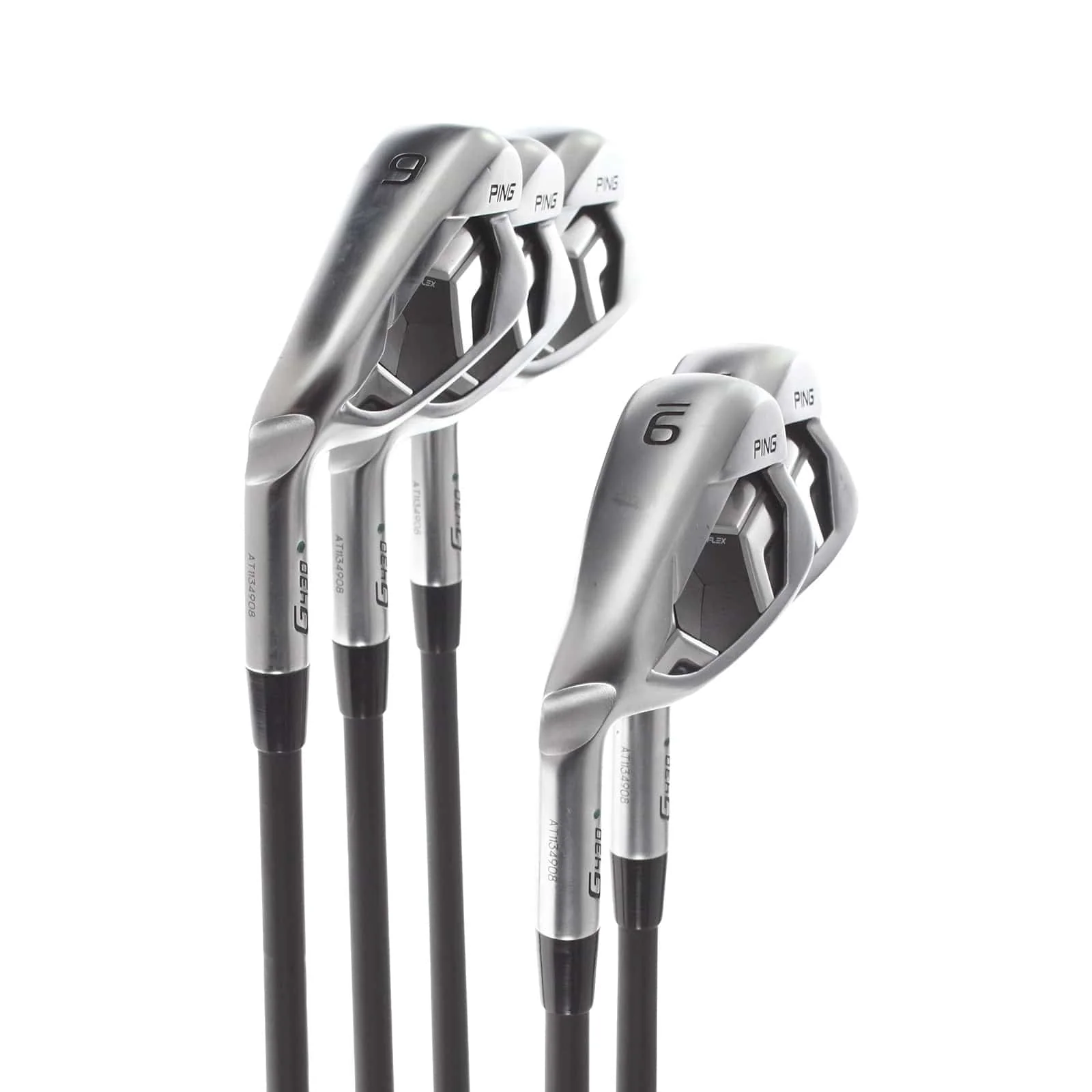 Ping G430 Graphite Mens Left Hand Irons 6-PW Green Dot 2* Upright Senior - Alta CB AWT - Image 2