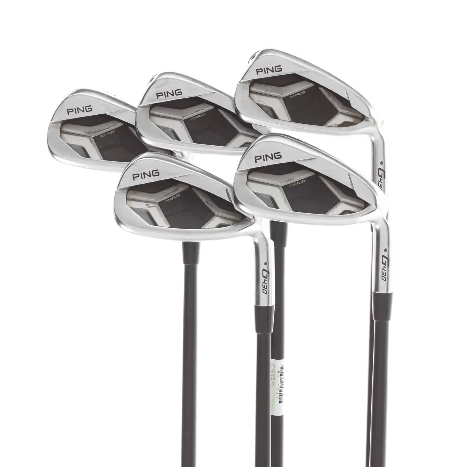 Ping G430 Graphite Mens Right Hand Irons 6-PW Green Dot 2* Upright Stiff - Alta CB AWT