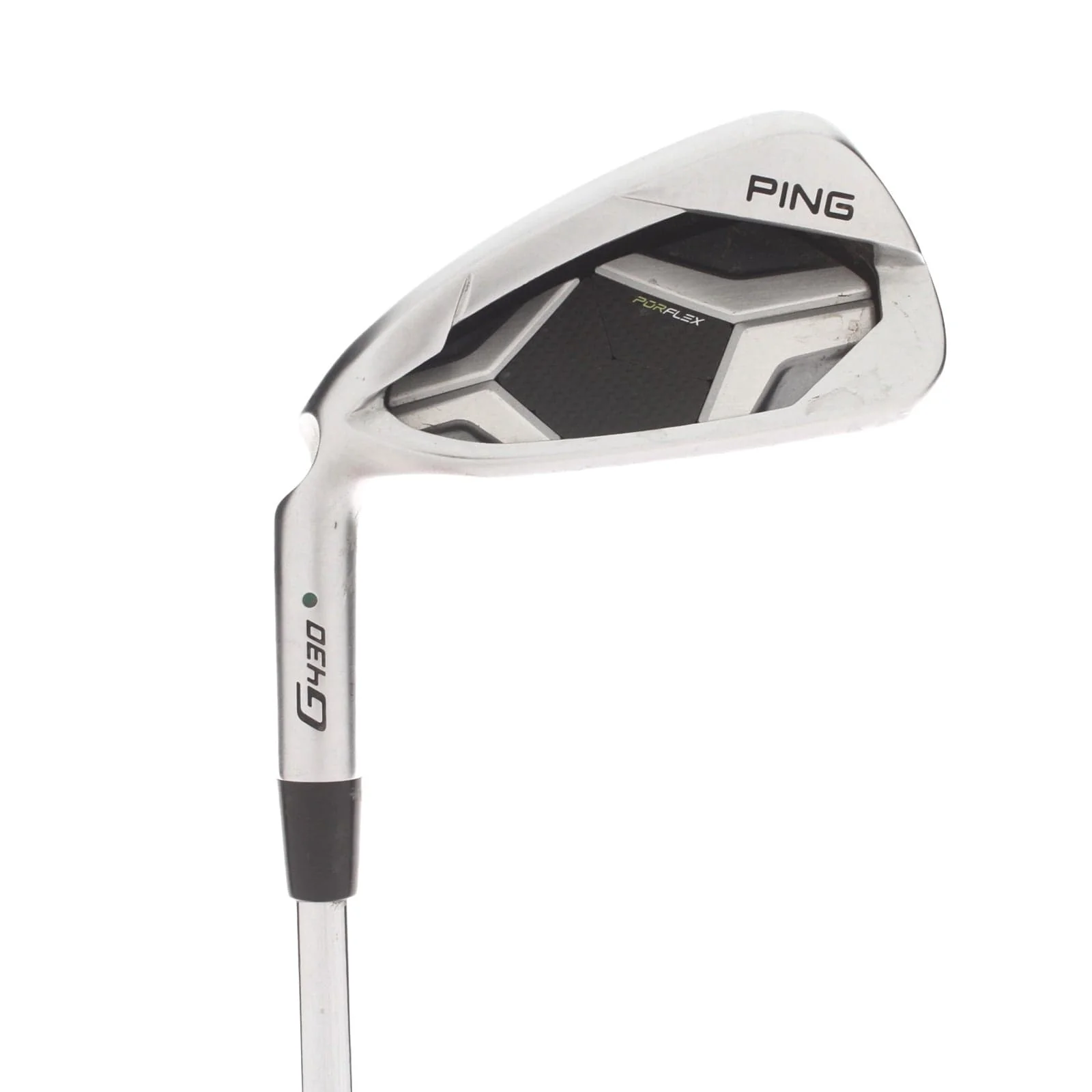 Ping G430 Steel Mens Left Hand 6 Iron Green Dot 25.5* 2* Upright Regular - Ping AWT 2.0