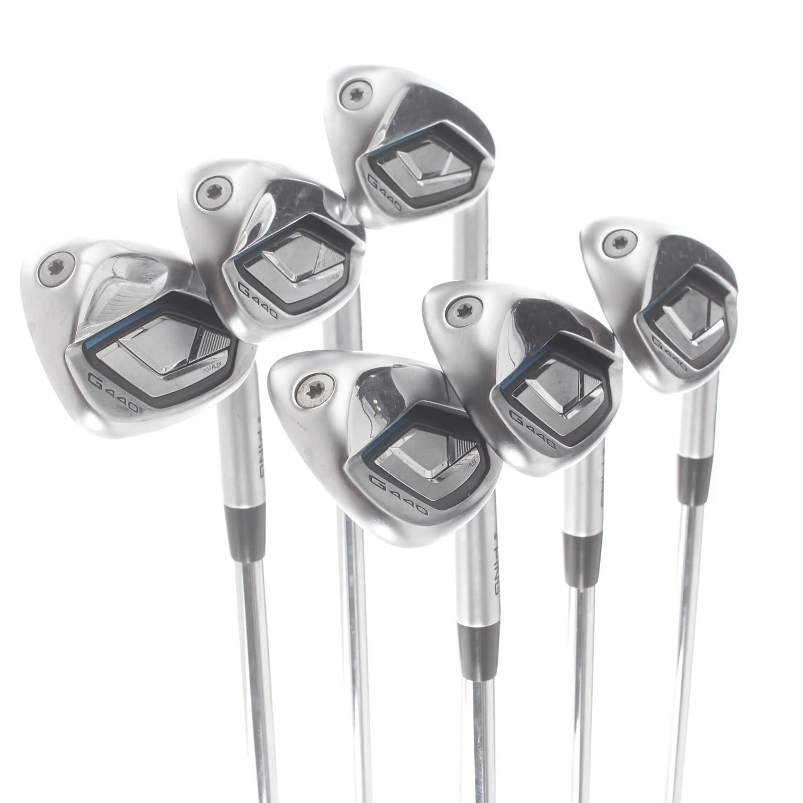 Ping G440 Steel Mens Right Hand Irons 7-SW+AW Blue Dot 1* Upright Regular - Ping AWT 3.0 - Image 2