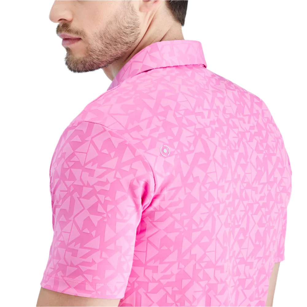 Ping Geo-Camo Polo Shirt - Ultra Pink - Image 5