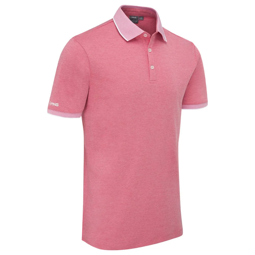 Ping Gideon Polo Shirt - Rhapsody Pink Marl - Image 5