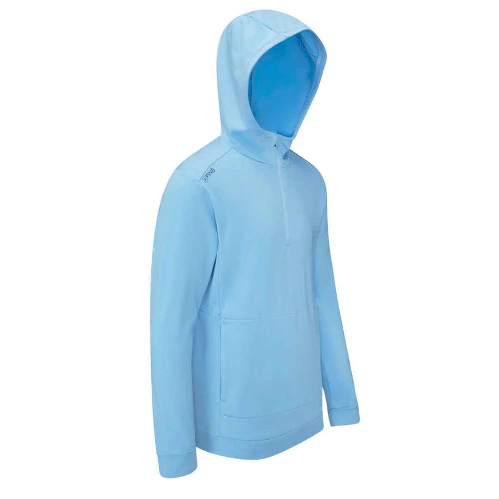 Ping Haldon 1/4 Zip Hoodie - Baltic Sea - Image 3