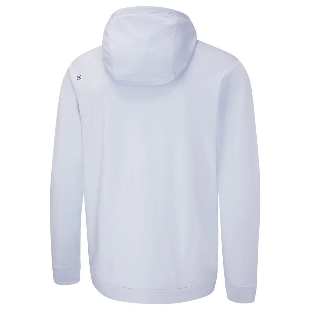 Ping Haldon 1/4 Zip Hoodie - Pearl Grey - Image 2