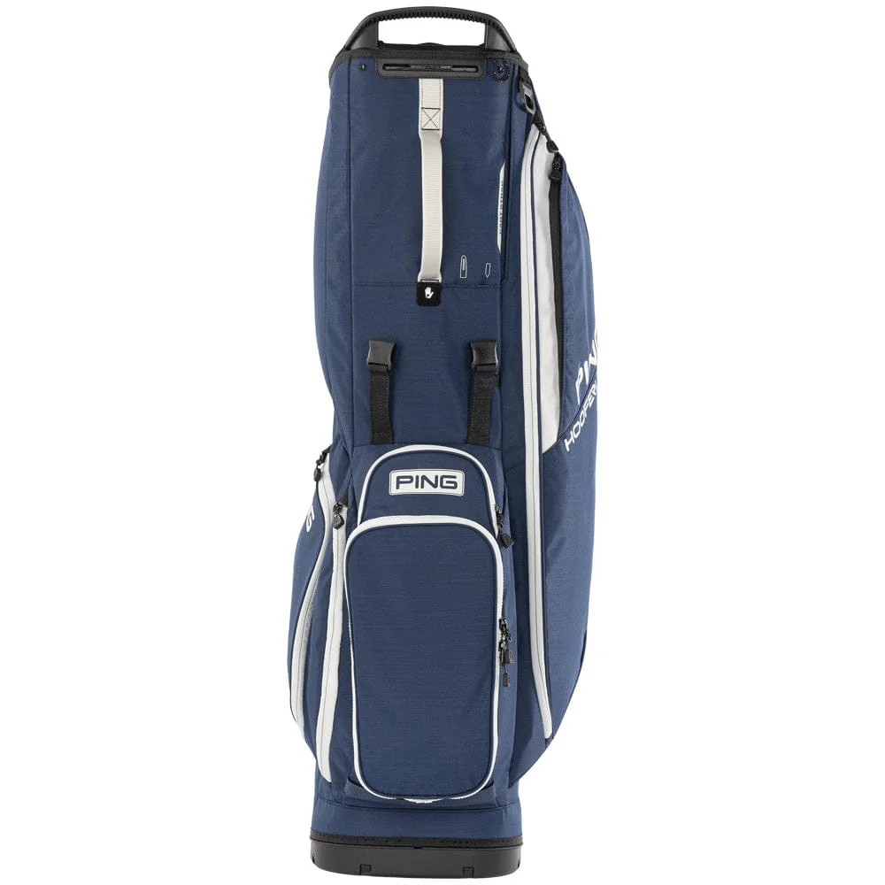 Ping Hoofer Lite Stand Bag - Heather Navy/Platinum - Image 3