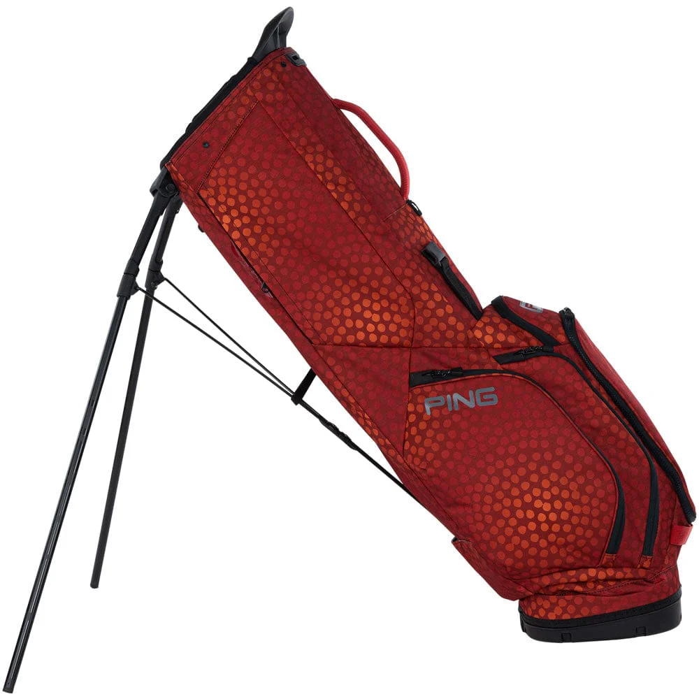Ping Hoofer Lite Stand Bag - Rust Mosaic - Image 3