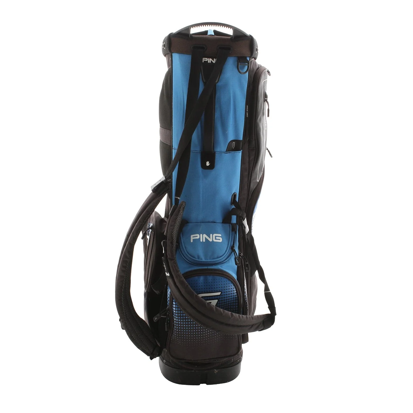 Ping Hoofer Monsoon Stand Bag - Black/Blue/White - Image 5