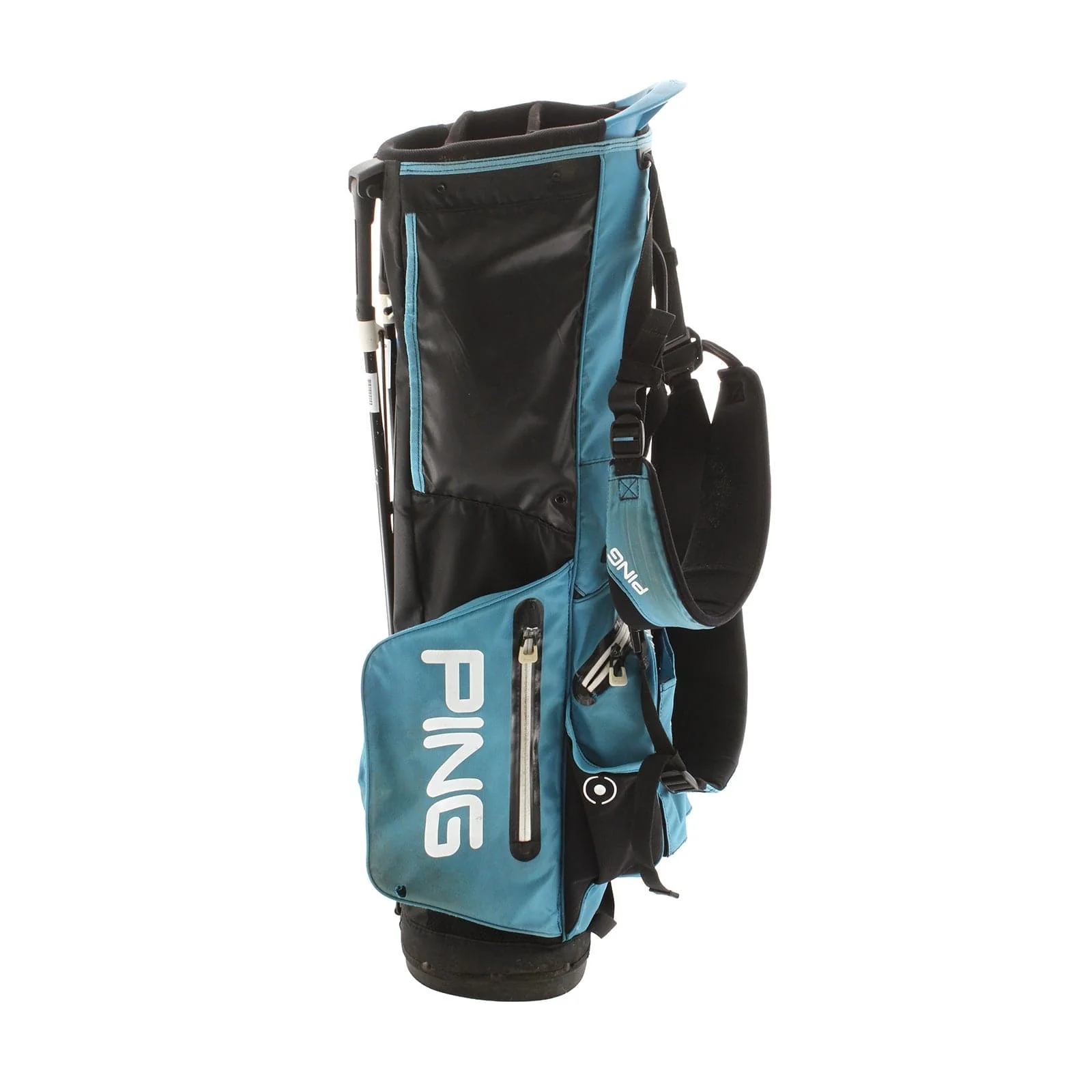 Ping Hoofer Monsoon Stand Bag - Light Blue/White/Black - Image 4