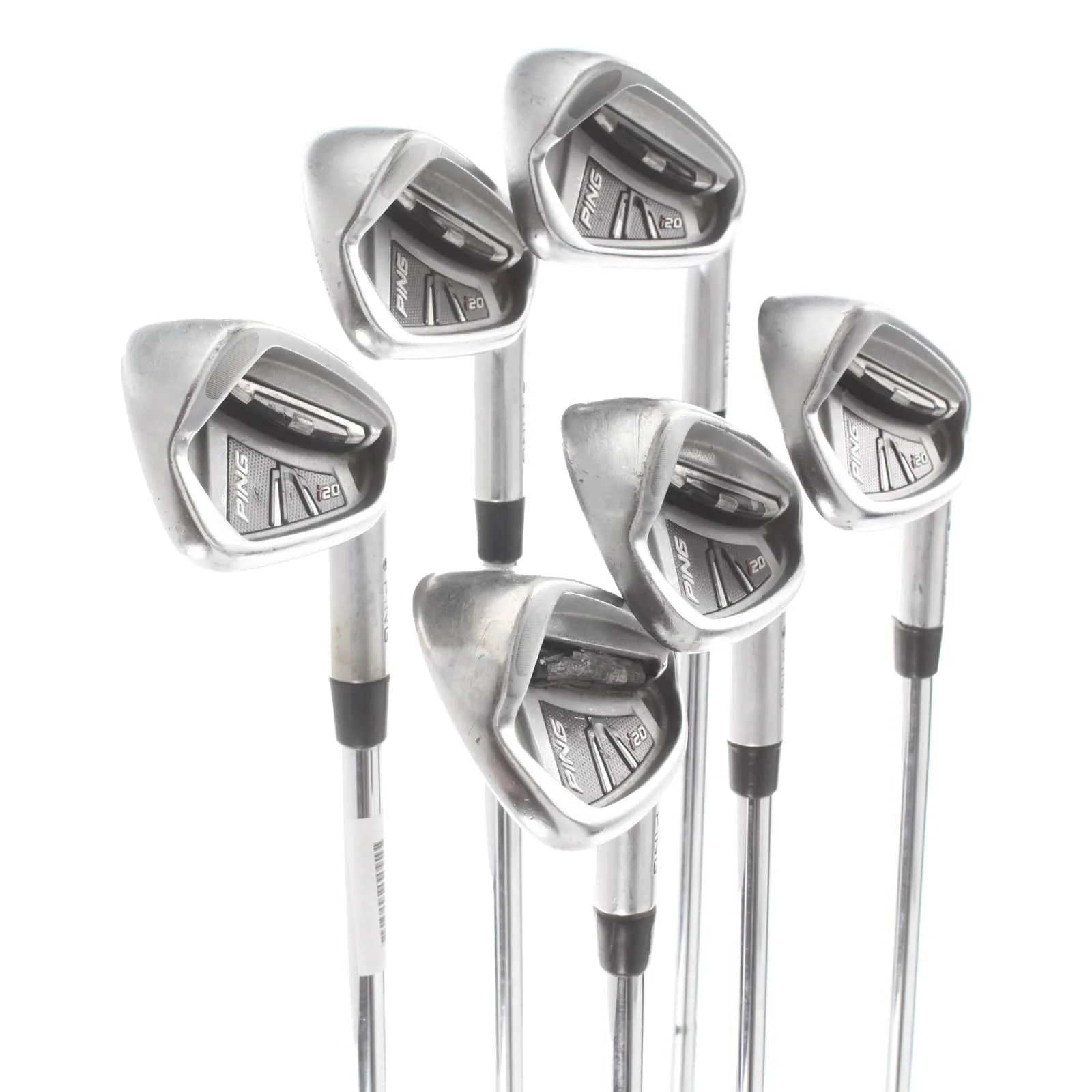 Ping i20 Steel Mens Right Hand Irons 5-PW Blue Dot 0.75* Upright Stiff - Ping CFS - Image 2