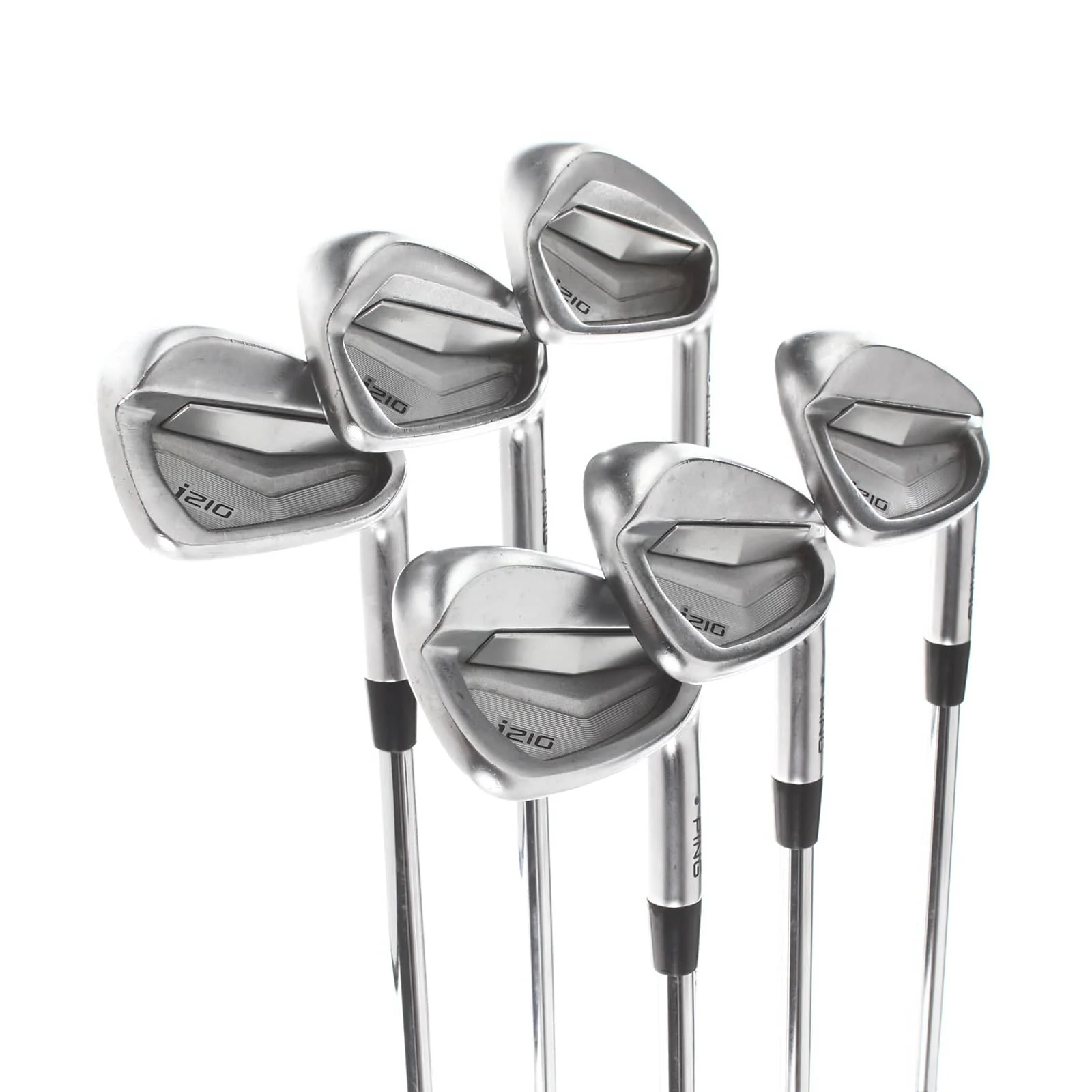 Ping i210 Steel Mens Right Hand Irons 5-PW Black Dot 1* Upright Stiff - KBS Tour 120 - Image 2