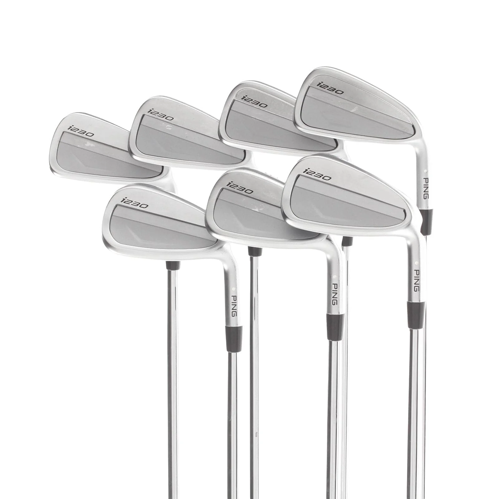 Ping i230 Steel Mens Right Hand Irons 4-PW +1" White Dot 3* Upright Stiff - Dynamic Gold 105