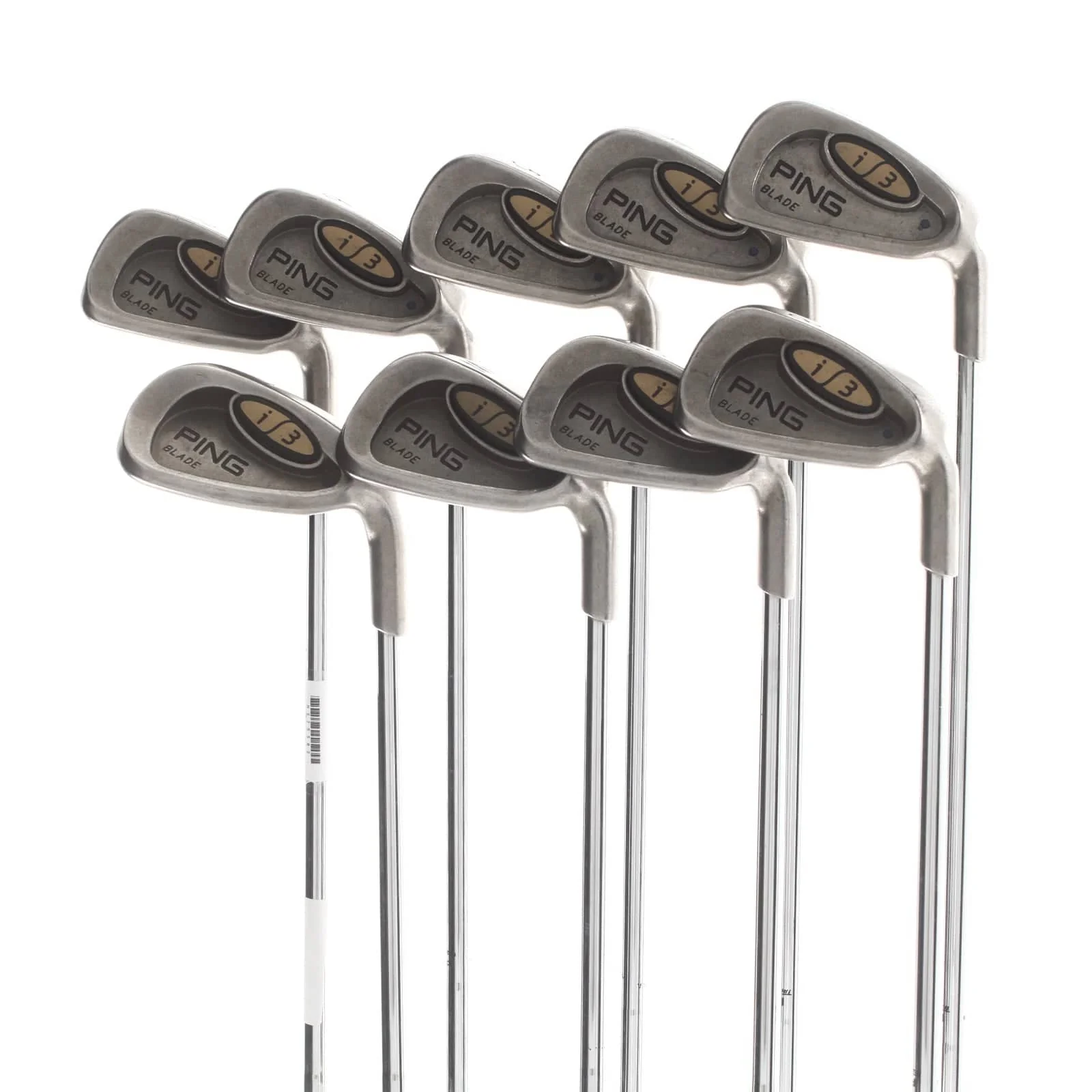 Ping i3 Steel Mens Right Hand Irons 3-SW Blue Dot 0.75* Upright Stiff - Ping Cushin