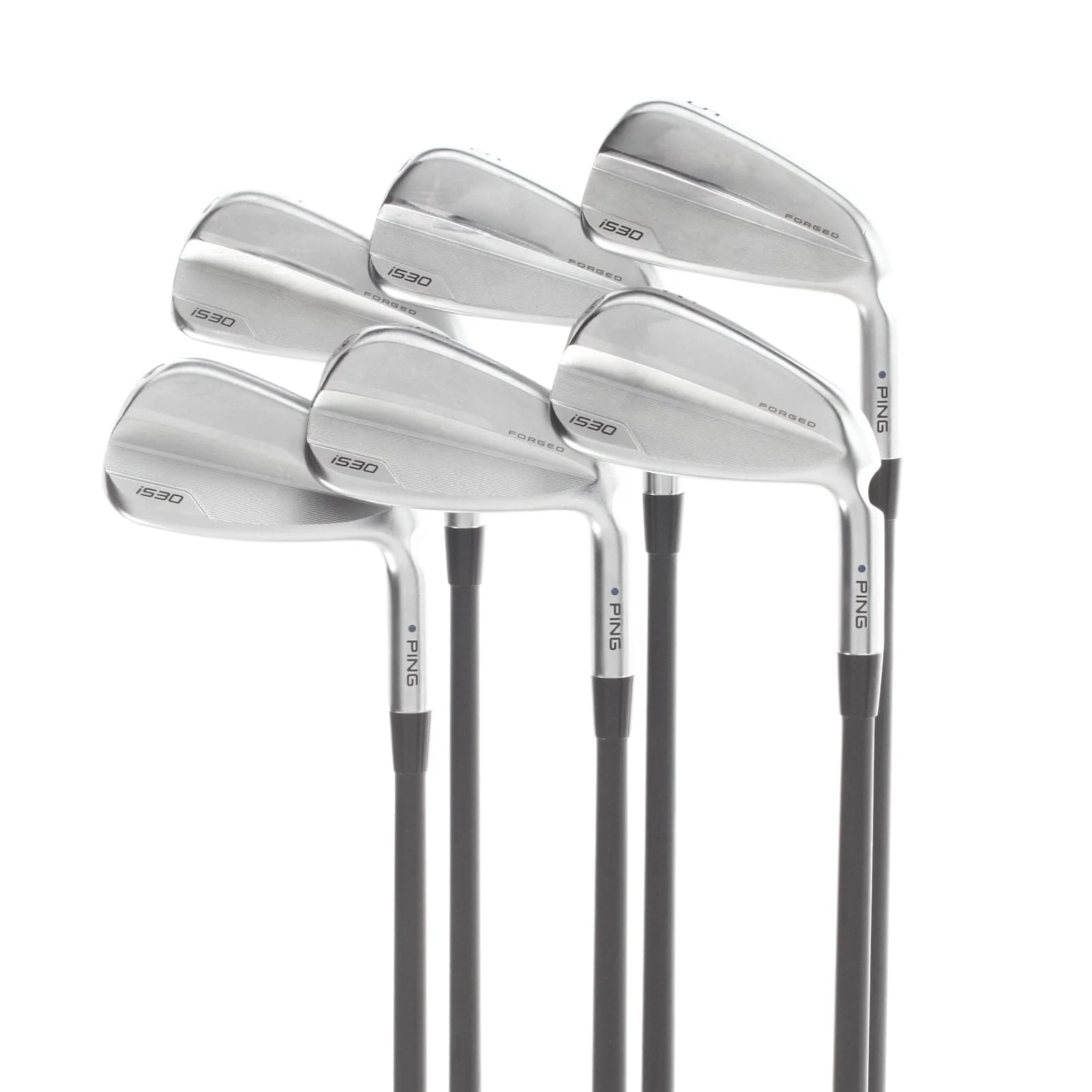 Ping i530 Graphite Mens Right Hand Irons 5-PW Blue Dot 1* Upright Regular - Ping Alta CB AWT