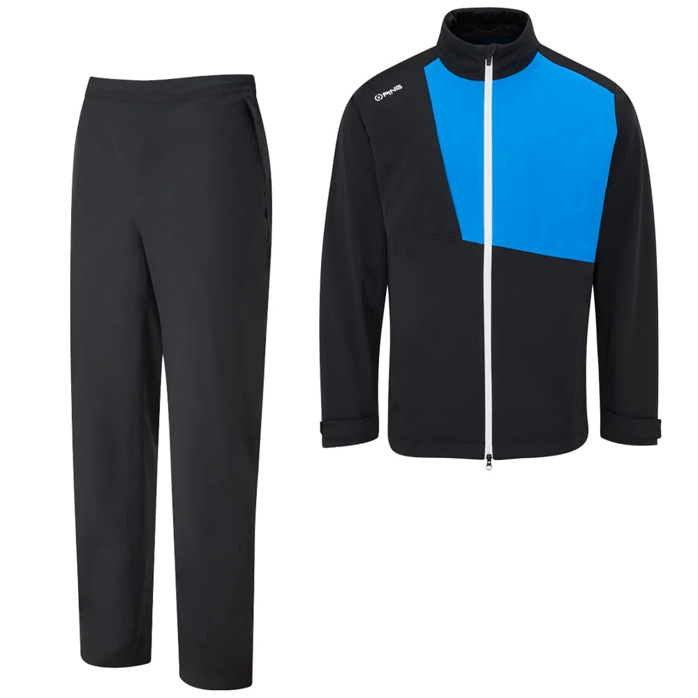 Ping Impervious AquaDrive Waterproof Suit - Black/Brilliant Blue