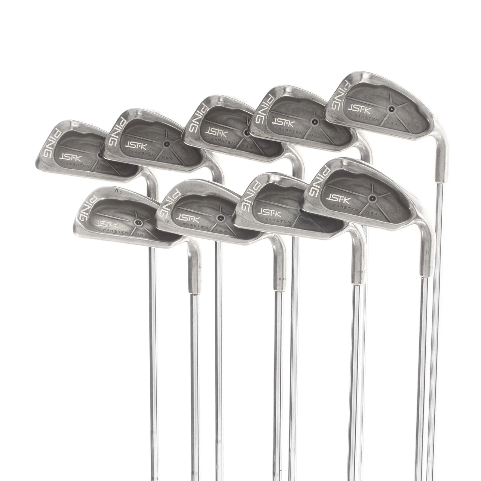Ping ISI-K Steel Mens Right Hand Irons 3-SW Black Dot Regular - Ping Kushin