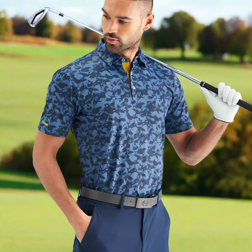 Ping Julian Polo Shirt - Blue Fusion Multi - Image 5