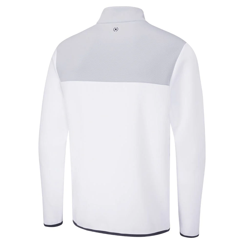 Ping Kinver 1/4 Zip Pullover - White/Pearl Grey - Image 2