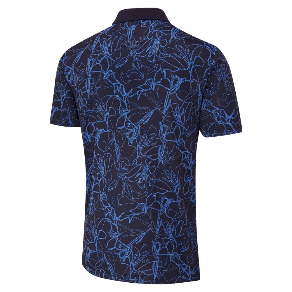 Ping Orlando Polo Shirt - Navy/Bright Cobalt - Image 2