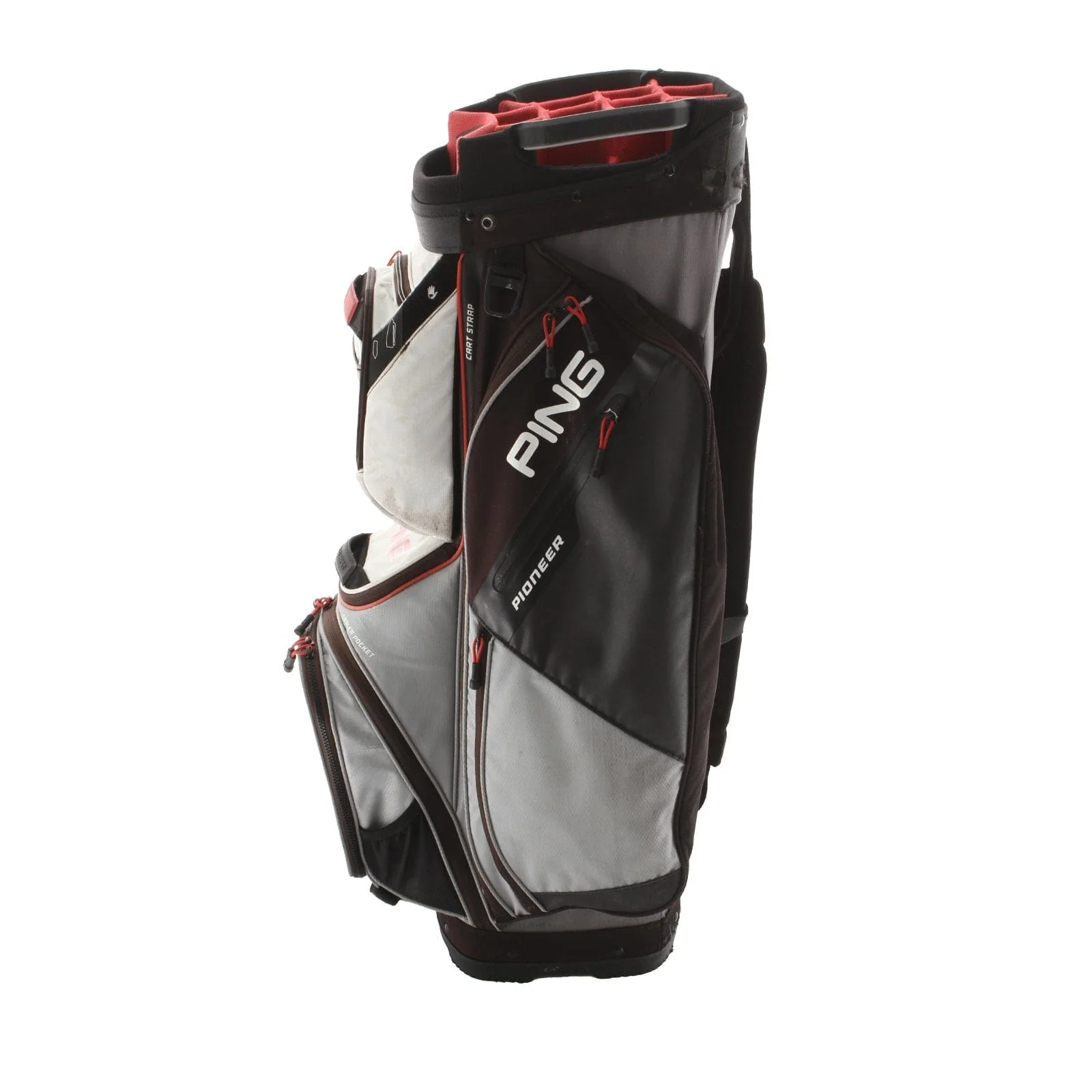 Ping Pioneer Cart Bag - Black/White/Grey
