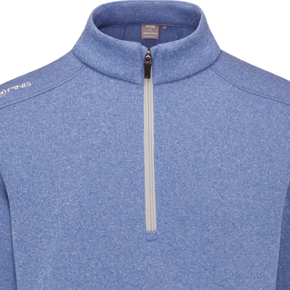 Ping Ramsey 1/2 Zip Sweater - Bright Cobalt Marl - Image 3