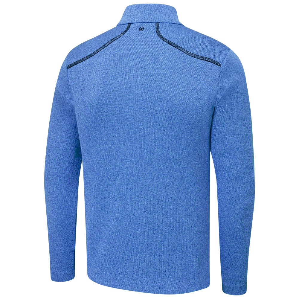 Ping Ramsey Junior 1/2 Zip Sweater - Snorkel Blue Marl - Image 2