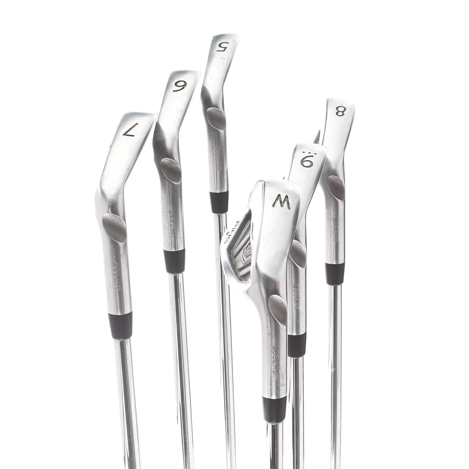 Ping S56 Steel Mens Right Hand Irons 5-PW White Dot 3* Upright Stiff - Dynamic Gold S300 - Image 3