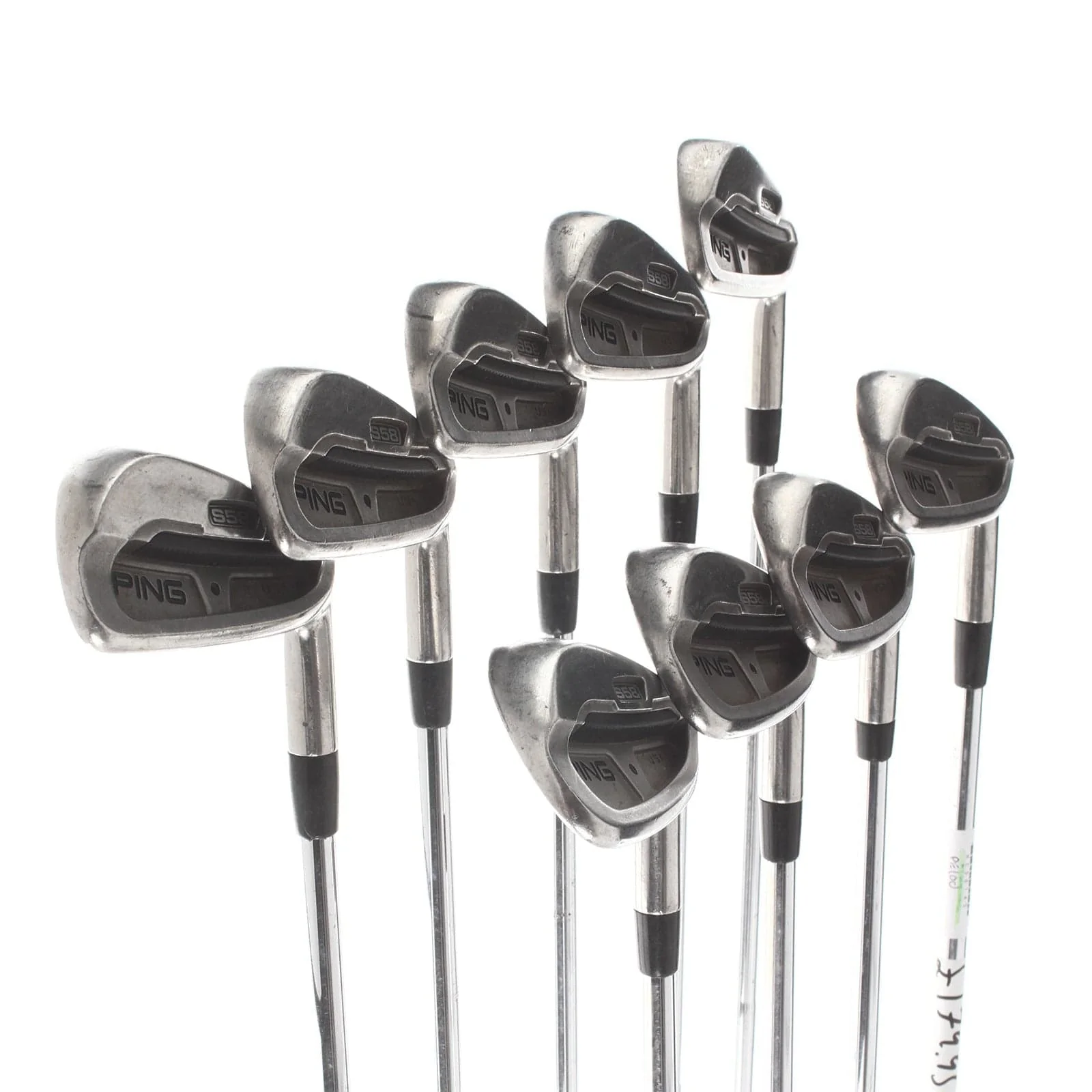Ping S58 Steel Mens Right Hand Irons 2-PW Black Dot Stiff - Ping - Image 2