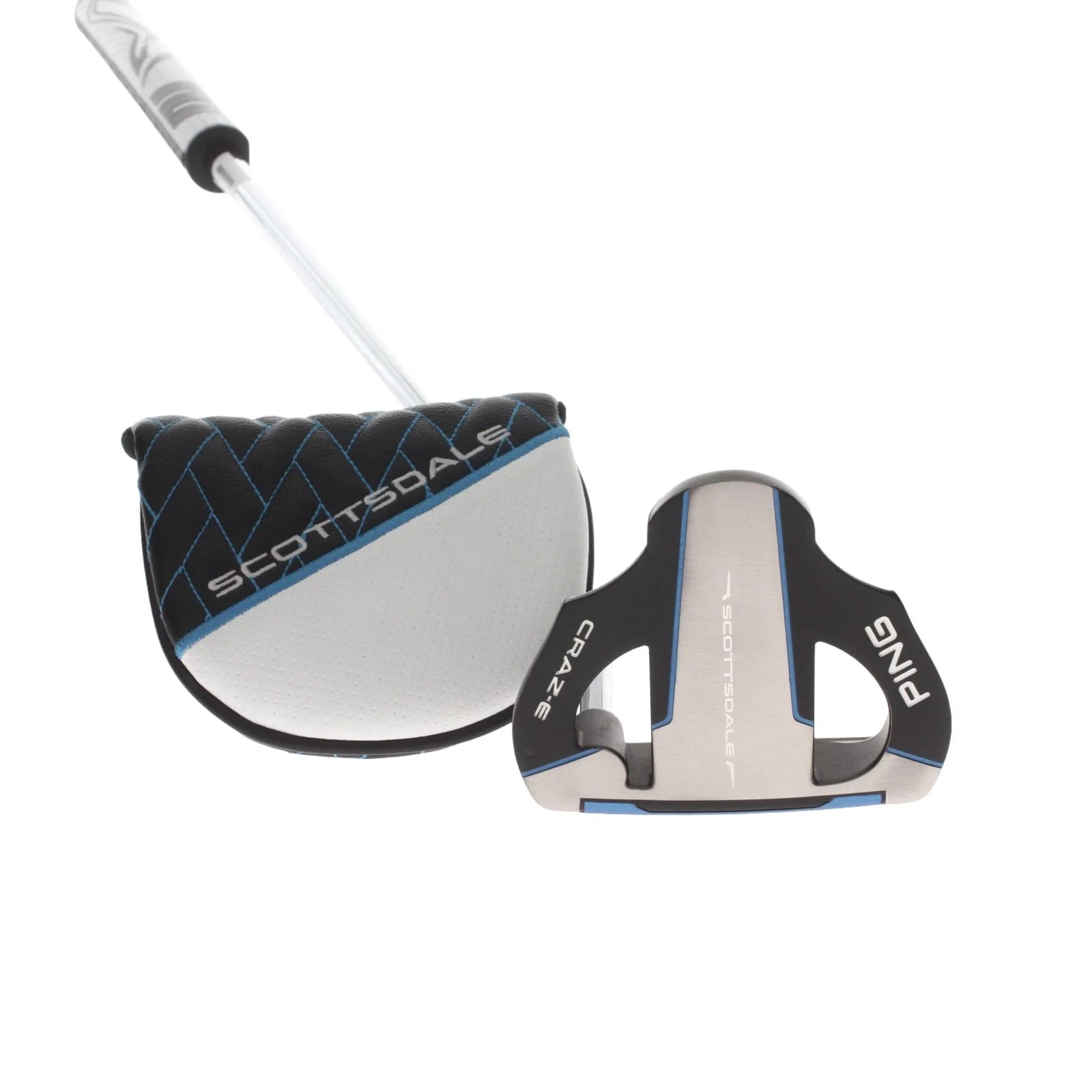 PING Scottsdale Craz-E 2025 Mens Right Hand Putter 34" Mallet - SuperStroke 2.0