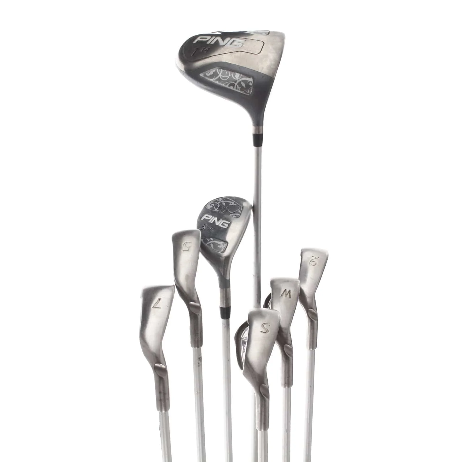 Ping Serene Graphite Ladies Right Hand Package Set Purple Dot 1.5* Flat Ladies - Ping - Image 3