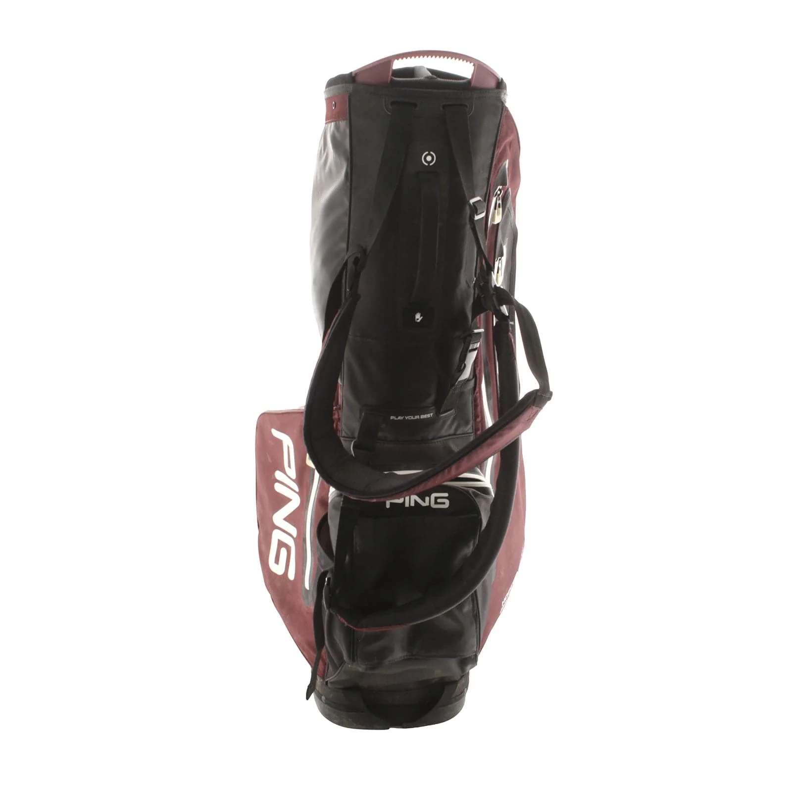 Ping Stand Bag - Maroon/Black/White - Image 5