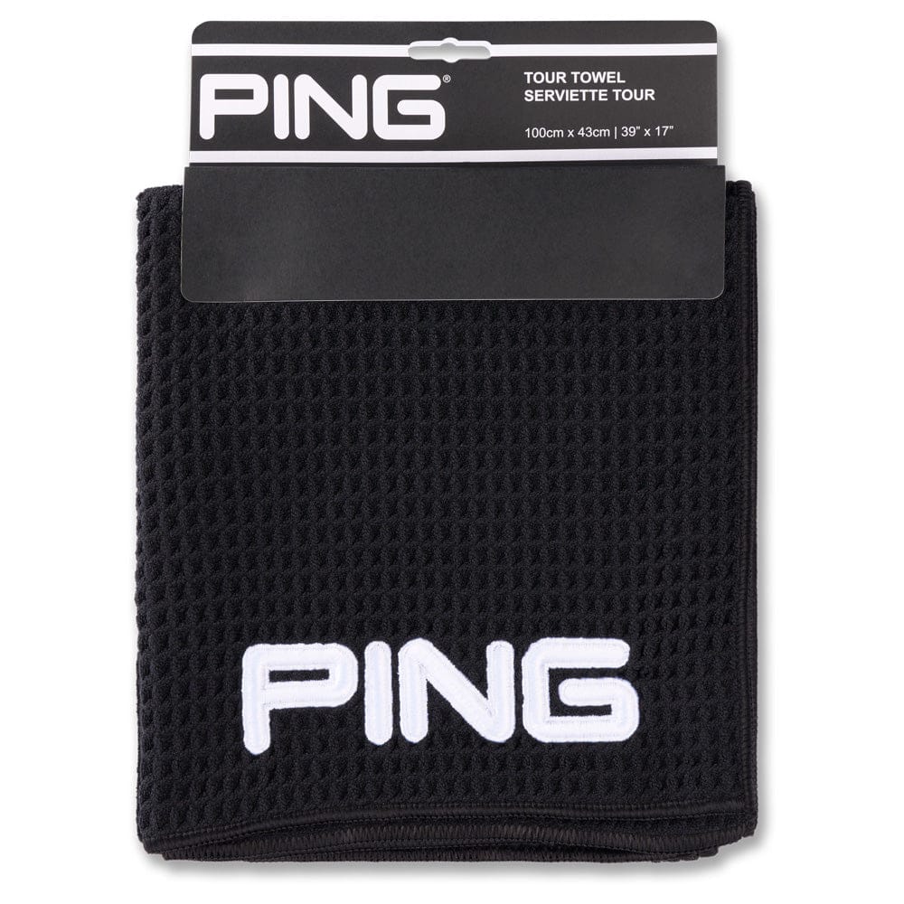 Ping Tour Towel - Black - Image 3