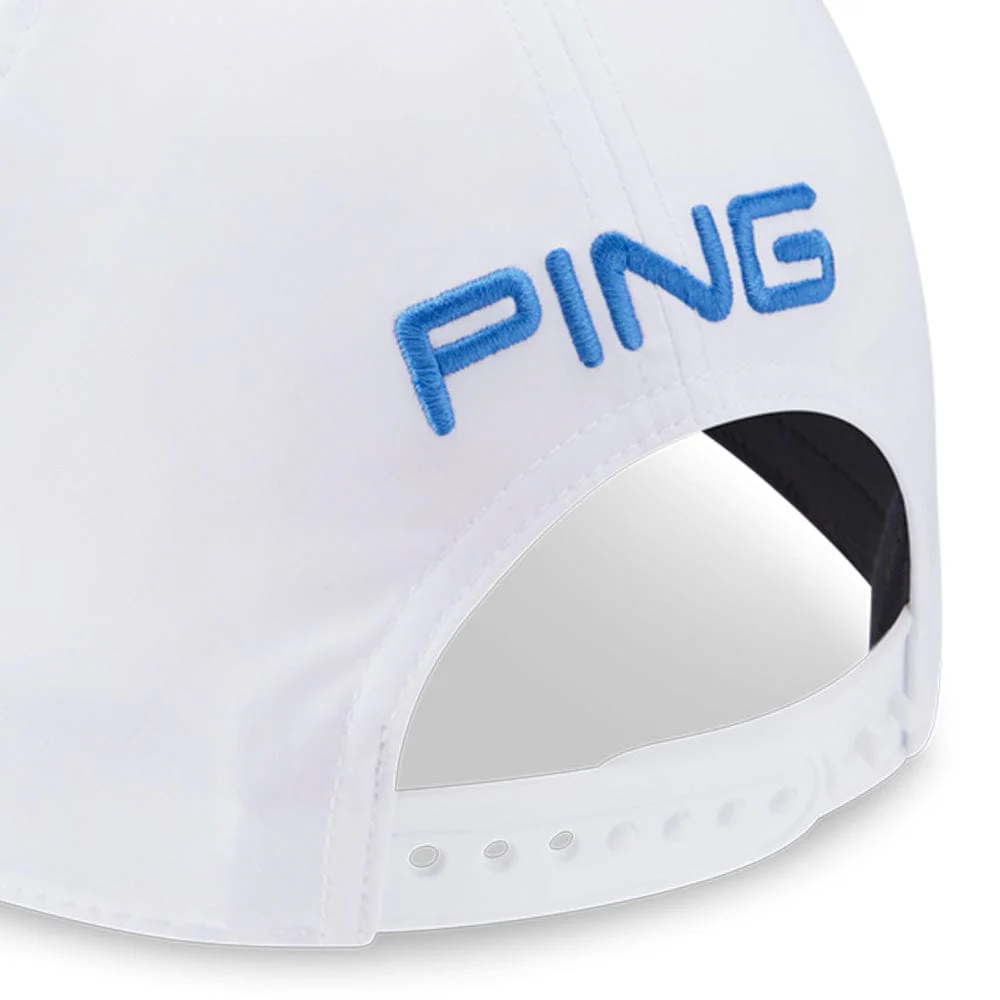 Ping Tour Vented Delta Cap - White/Fresh Water - Image 4