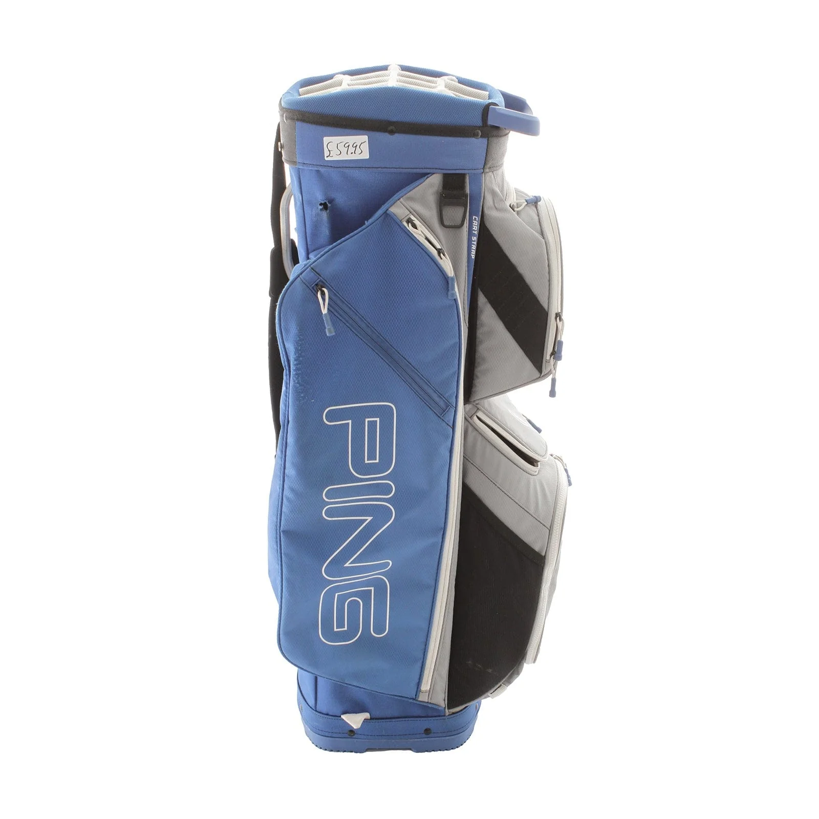 Ping Traverse Cart Bag - Grey/Blue - Image 3